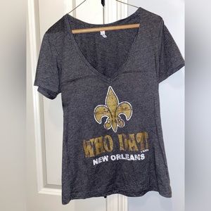 New Orleans Saints Ladies T shirt Sz XL